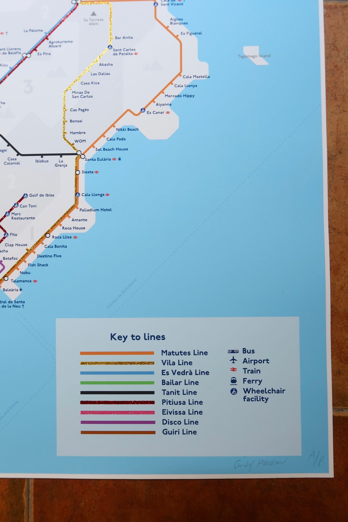 The Ibiza Tube Map, 2026